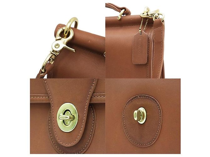 Coach Old Coach Borsa a tracolla 2way in pelle Marrone - vista 10