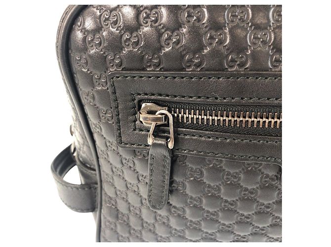 Gucci Microguccissima Leder-Clutch Schwarz - Ansicht 5