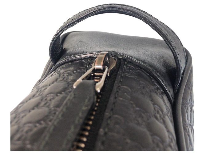 Gucci Microguccissima Leder-Clutch Schwarz - Ansicht 6