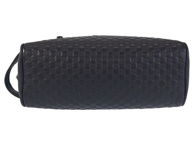 Gucci Microguccissima Leder-Clutch Schwarz - Ansicht 9