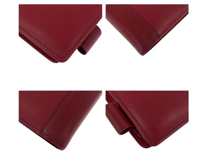 Capa de caderno em couro Burberry Vermelho - vista 4
