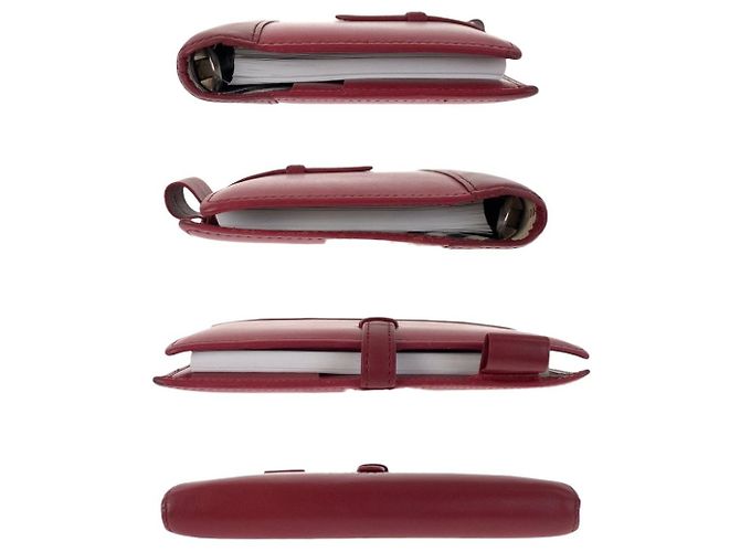 Capa de caderno em couro Burberry Vermelho - vista 5