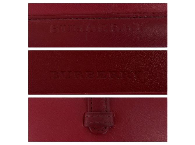 Capa de caderno em couro Burberry Vermelho - vista 7