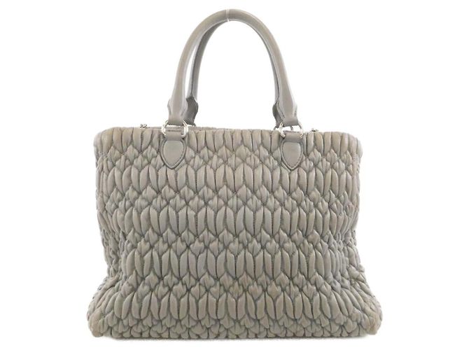 Borsa Miu Miu 5BA958 NAPPA CRYSTAL Marrone - vista 2