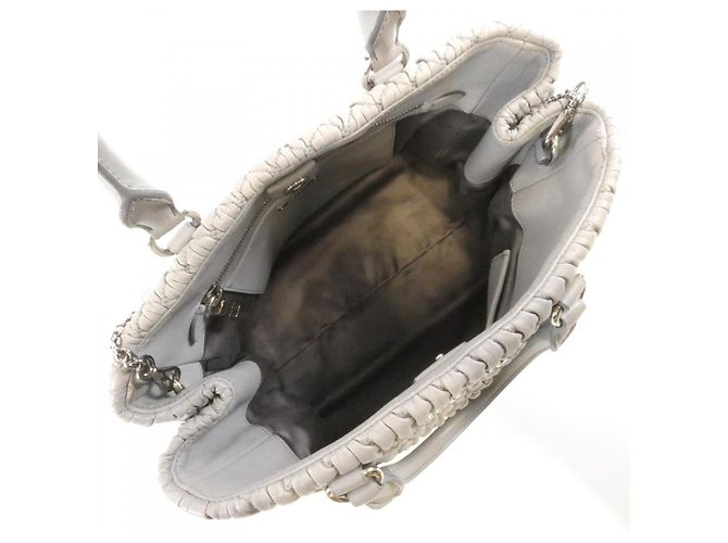 Borsa Miu Miu 5BA958 NAPPA CRYSTAL Marrone - vista 8