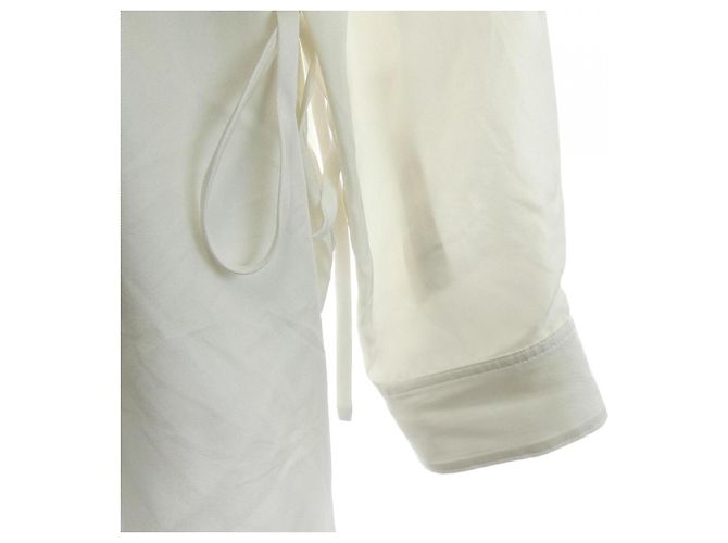 Theory Seidenhemd Beige - Ansicht 6