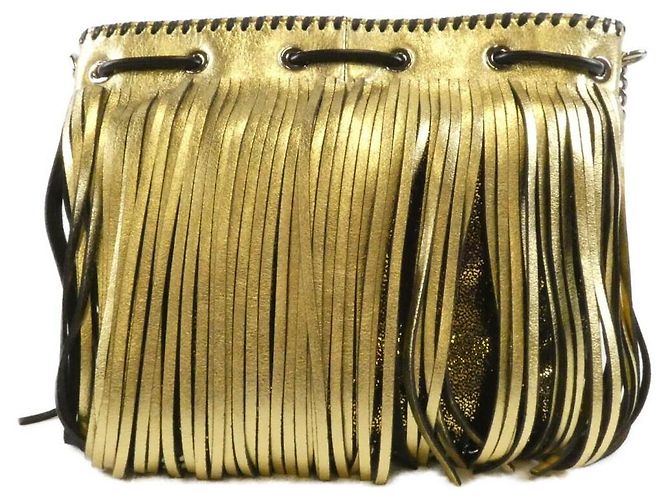 Stella Mc Cartney Borsa a tracolla Stella McCartney Falabella PET D'oro - vista 2