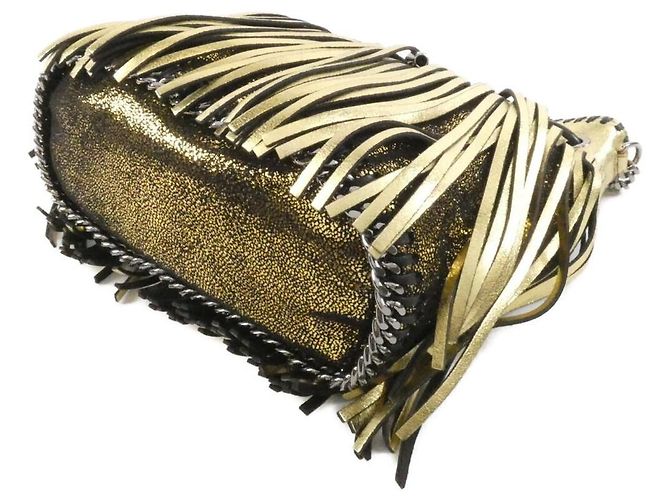 Stella Mc Cartney Borsa a tracolla Stella McCartney Falabella PET D'oro - vista 3