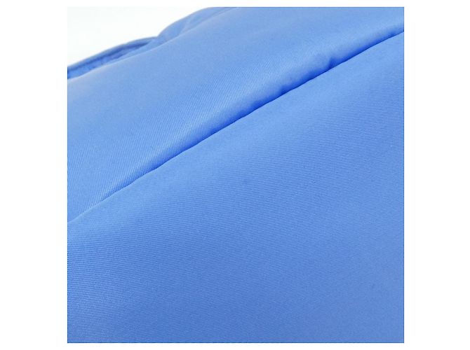 Prada Tessuto Soft Shoulder Bag Blue - view 3