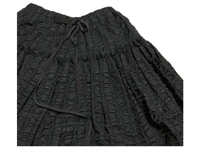 Autre Marque Falda larga de jacquard Cygne Negro - vista 3