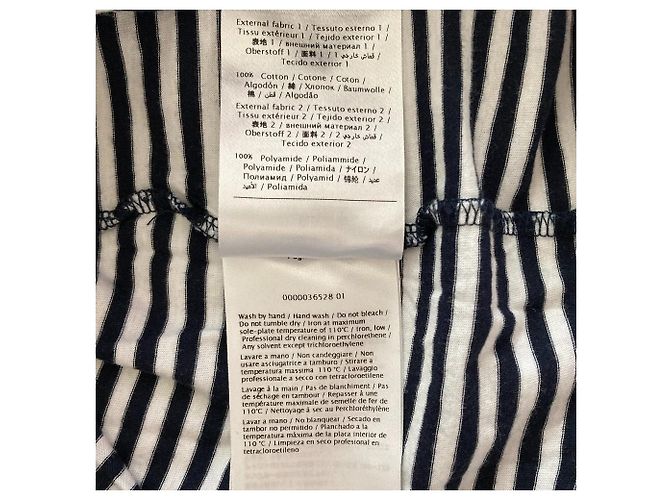 Autre Marque Red Valentino T-Shirt mit Spitzenrand Blau Marineblau - Ansicht 5