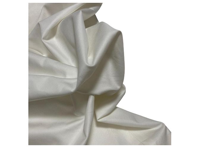 Autre Marque Cygne Puff Sleeve Dress White - view 4