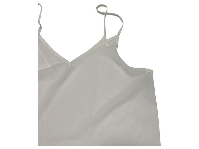 Autre Marque Vestido de encaje de algodón OBLI Blanco - vista 11