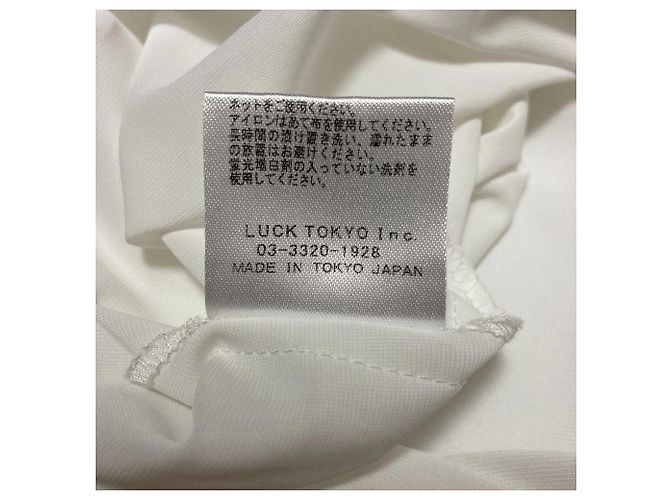 Autre Marque Vestido de encaje de algodón OBLI Blanco - vista 13