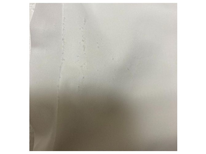 Autre Marque Vestido de encaje de algodón OBLI Blanco - vista 16