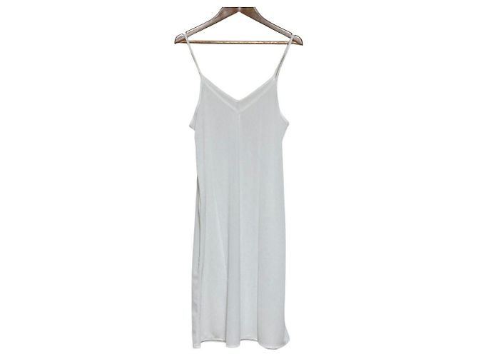 Autre Marque Vestido de encaje de algodón OBLI Blanco - vista 5