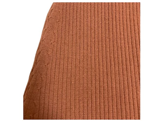 Autre Marque MORABITO BLANC Rippstrick-Rock Braun - Ansicht 6