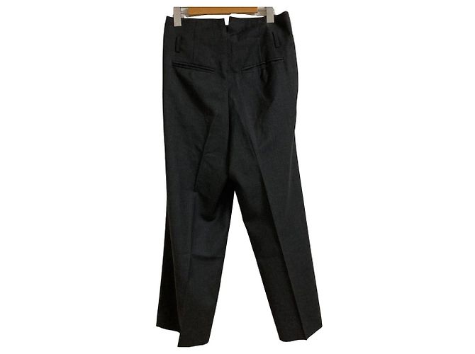 Autre Marque Cygne weite Hose mit Hosenträgern Braun - Ansicht 3