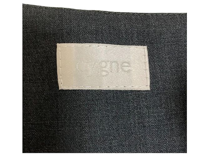 Autre Marque Cygne weite Hose mit Hosenträgern Braun - Ansicht 6