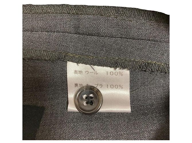 Autre Marque Cygne weite Hose mit Hosenträgern Braun - Ansicht 7