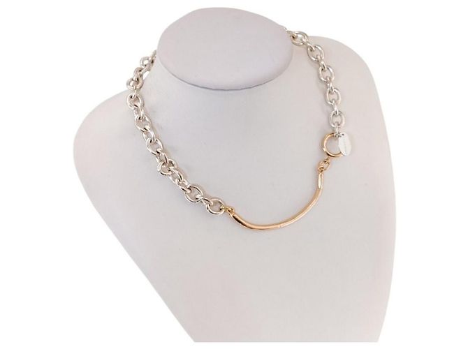 Autre Marque Collar Sea'ds Mara de metal plateado Plata - vista 2