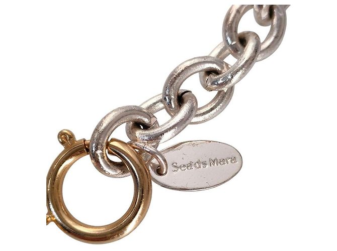 Autre Marque Collar Sea'ds Mara de metal plateado Plata - vista 7