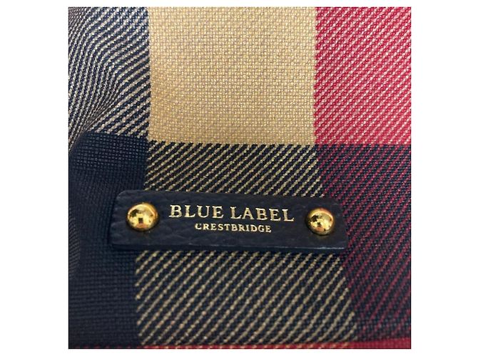 Autre Marque BLUE LABEL CRESTBRIDGE Schultertasche mit Karomuster Rot - Ansicht 10