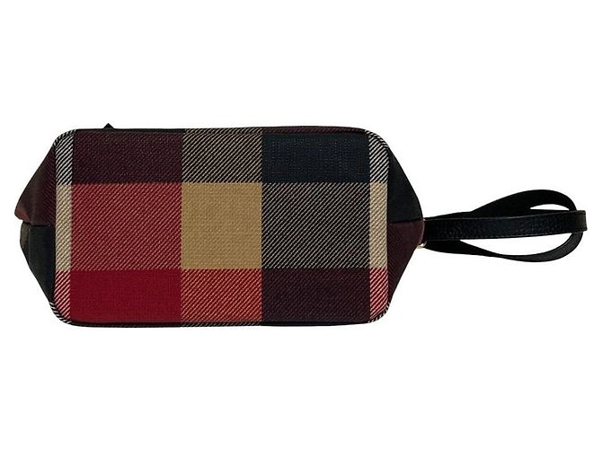 Autre Marque BLUE LABEL CRESTBRIDGE Schultertasche mit Karomuster Rot - Ansicht 4