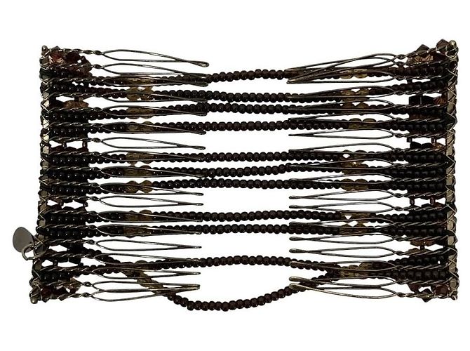 Autre Marque Complex Biz Bijou Haarkamm Haaraccessoire Braun - Ansicht 2
