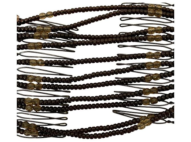 Autre Marque Complex Biz Bijou Haarkamm Haaraccessoire Braun - Ansicht 5