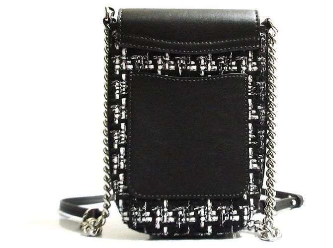 Borsa a tracolla per telefono Steffy Tweed di kate spade new york Nero - vista 5