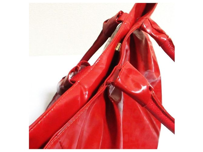 Autre Marque Bolso Tote de piel GHERARDINI SOFTY Roja - vista 9