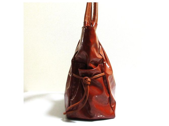 Autre Marque Bolso Tote de piel GHERARDINI SOFTY Castaño Naranja - vista 3
