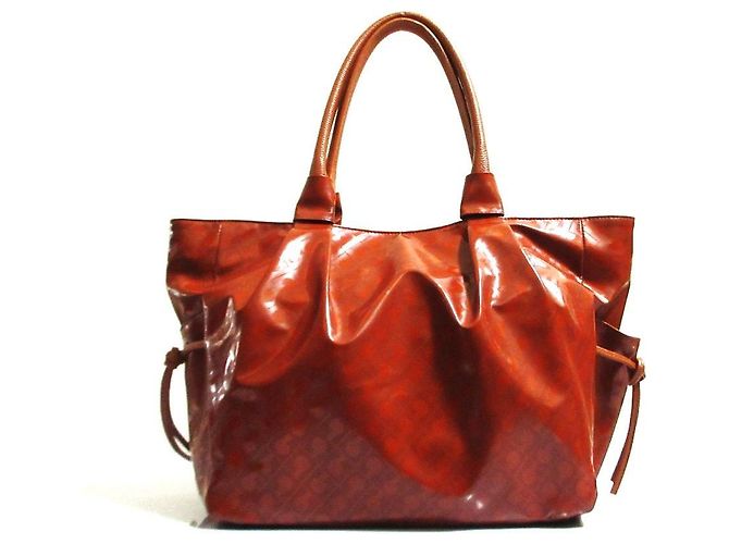 Autre Marque Bolso Tote de piel GHERARDINI SOFTY Castaño Naranja - vista 4