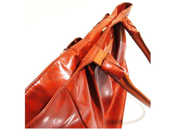 Autre Marque Bolso Tote de piel GHERARDINI SOFTY Castaño Naranja - vista 8
