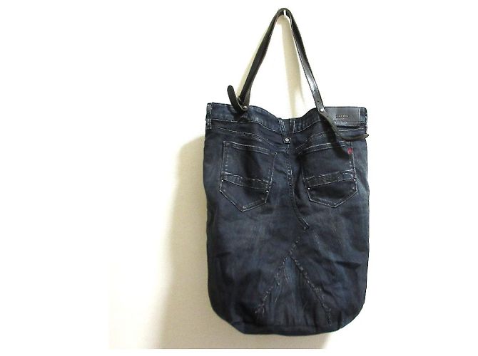 Autre Marque Borsa Tote in denim REPLAY Blu - vista 2