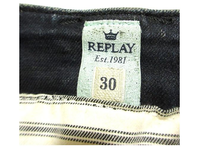 Autre Marque Borsa Tote in denim REPLAY Blu - vista 8