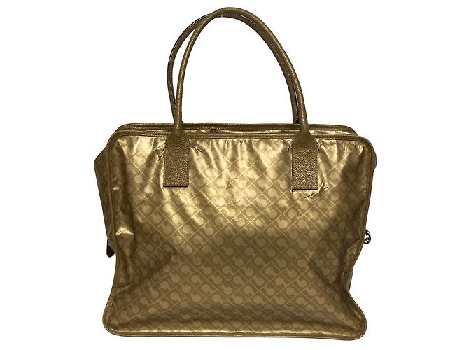 Autre Marque Bolso Tote GHERARDINI SOFTY de doble bolsillo Dorado - vista 3