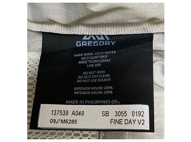 Autre Marque GREGORY FINE DAY V2 Nylon-Rucksack Braun - Ansicht 13