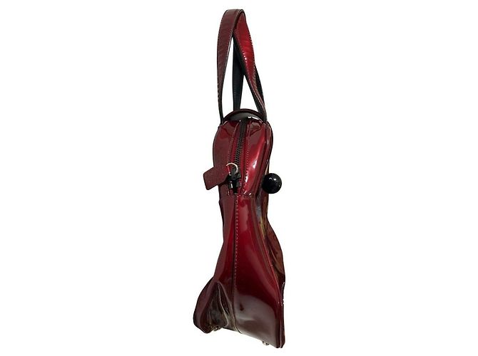 Bolsa de couro envernizado MARC JACOBS Marrom - vista 2