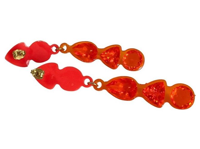 Autre Marque CORSARI Drop Earrings Orange - view 4