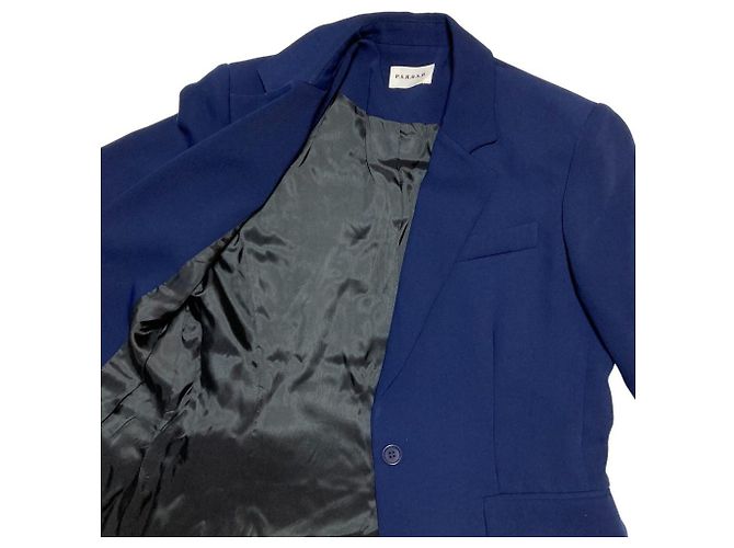 Autre Marque P.A.R.O.S.H. taillierter Blazer Blau Marineblau - Ansicht 3