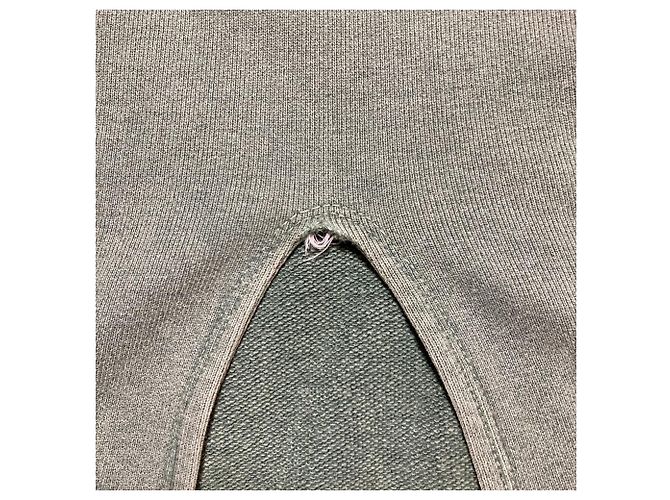 Autre Marque Saia midi de algodão REMI RELIEF Verde - vista 6
