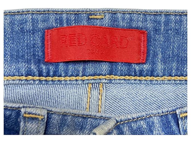 Autre Marque Pantalones de denim Red Card 30th Anniversary Azul - vista 4