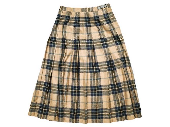 Autre Marque Falda de lana O'NEIL of DUBLIN CLASSIC REGLAR Beige Camello - vista 2