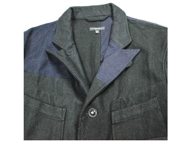 Autre Marque Engineered Garments Bedford Jacket Wool Jacket Negro Azul marino - vista 3