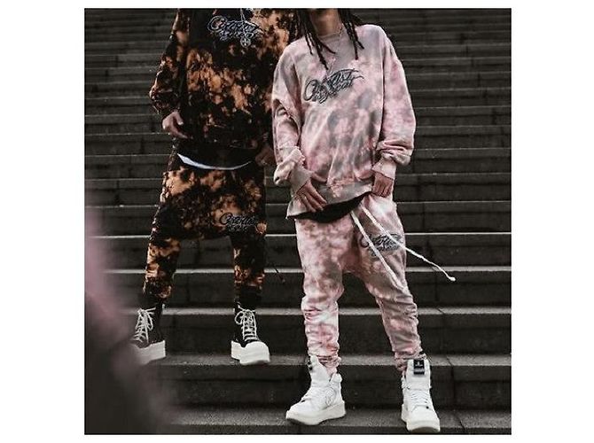 Autre Marque cvtvlist Usual Pants Pantaloni in Cotone Limited Rosa - vista 3