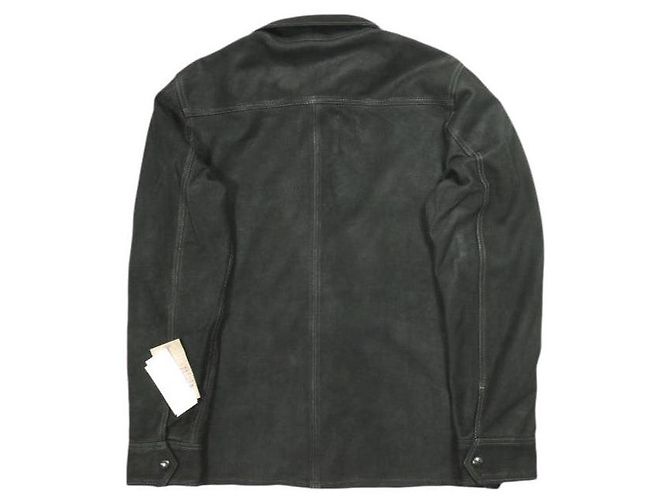 Ralph Lauren Chaqueta de cuero Roughout RRL Negro - vista 2