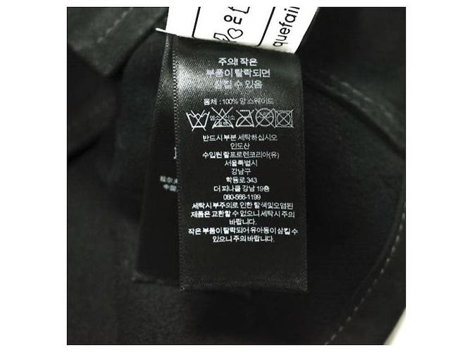 Ralph Lauren Chaqueta de cuero Roughout RRL Negro - vista 9
