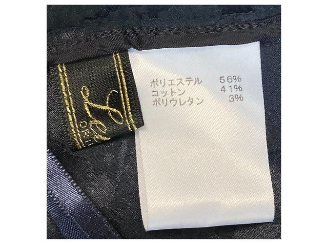Autre Marque Leilian gemusterte Bundfaltenhose Blau Marineblau - Ansicht 4